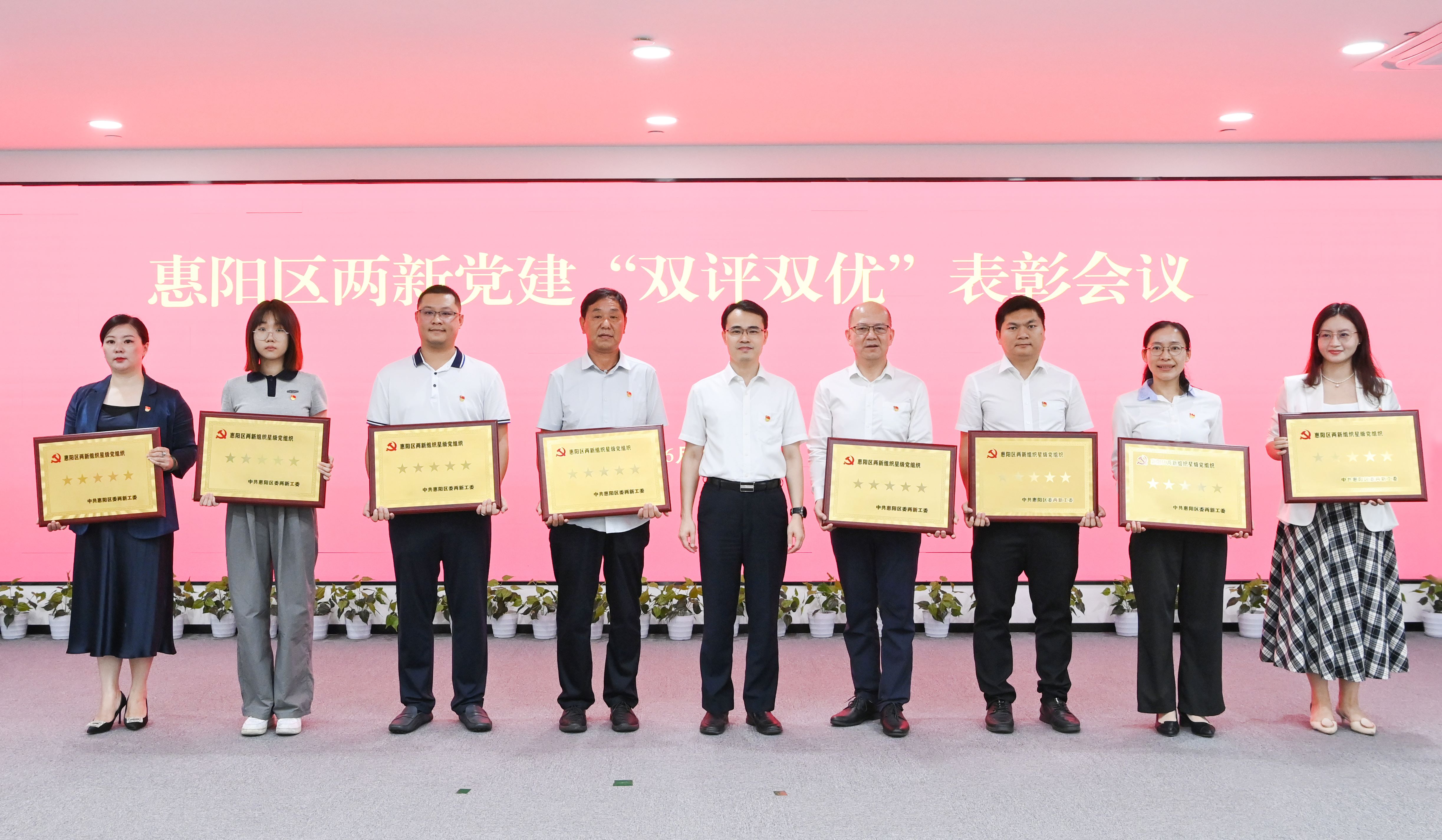 九五至尊VI科技党委荣获惠阳区五星级党组织
